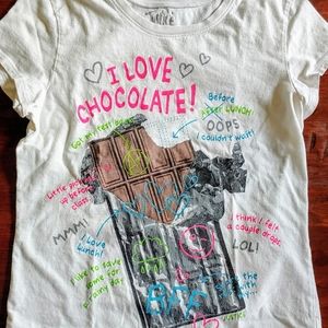 Justice Girls Graphic T-Shirt top Size 14